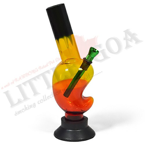 Acrylic Bong Mango Shape (8 Inch 30 MM)